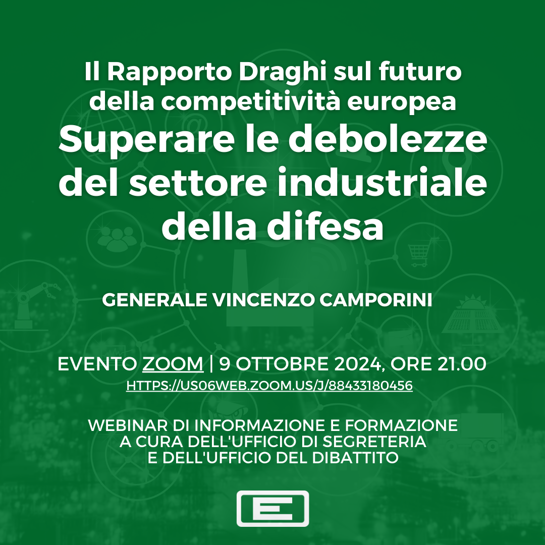 Webinar sul Rapporto Draghi