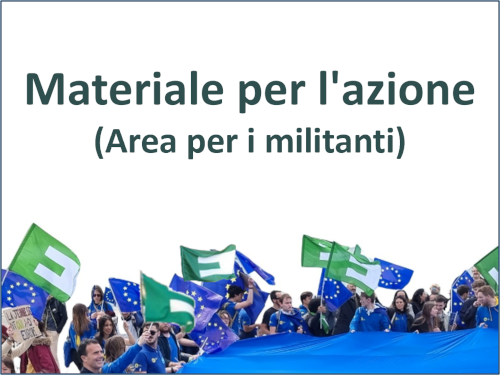 Materiale per l'azione