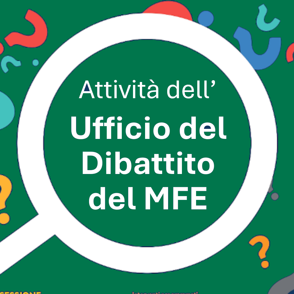 Attività dell'Ufficio del Dibattito