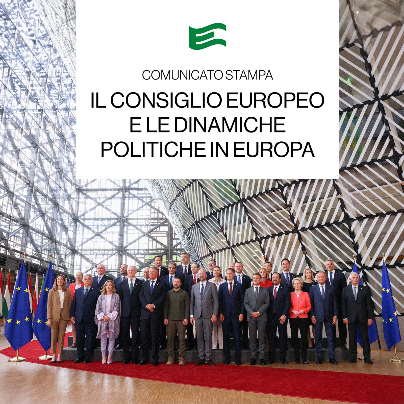 Comunicato stampa dopo il Consiglio europeo